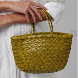 Dragon Diffusion Green Bamboo Mini Basket Tote